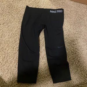 Nike black capris
